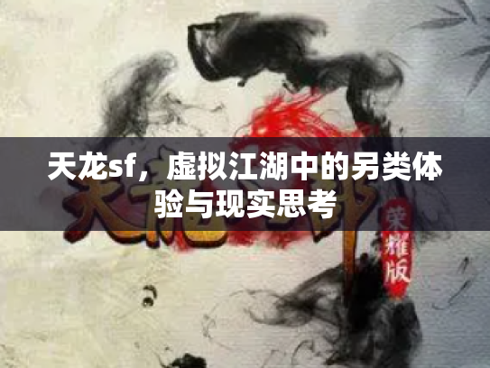 天龙sf，虚拟江湖中的另类体验与现实思考