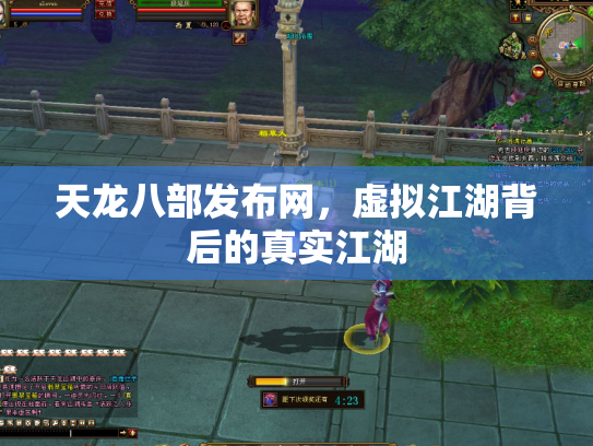 天龙八部发布网，虚拟江湖背后的真实江湖