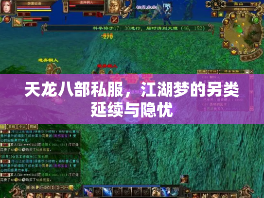 天龙八部私服，江湖梦的另类延续与隐忧