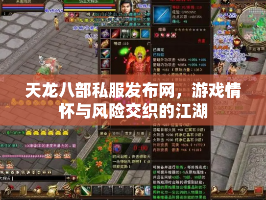 天龙八部私服发布网，游戏情怀与风险交织的江湖