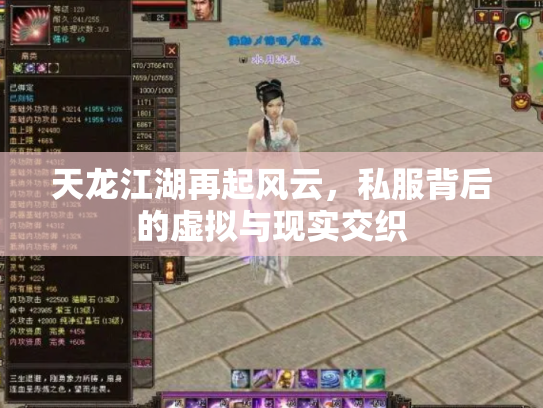 天龙江湖再起风云，私服背后的虚拟与现实交织