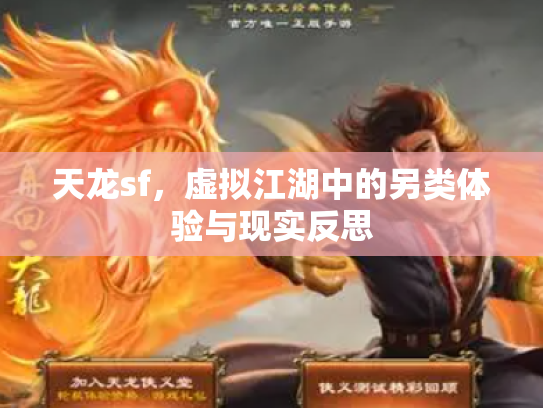 天龙sf，虚拟江湖中的另类体验与现实反思
