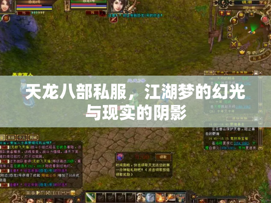 天龙八部私服，江湖梦的幻光与现实的阴影
