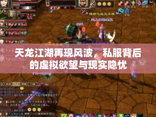 天龙江湖再现风波，私服背后的虚拟欲望与现实隐忧