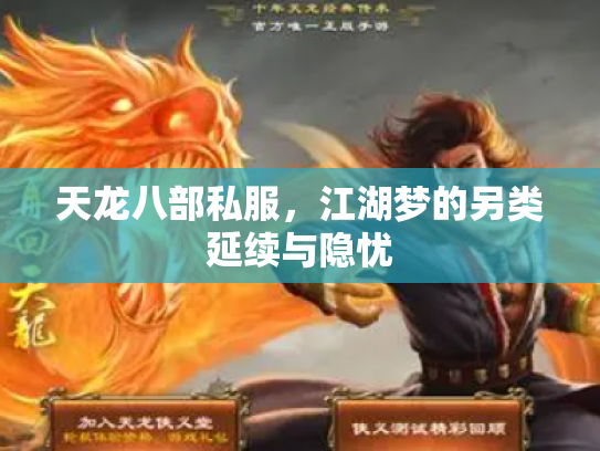 天龙八部私服，江湖梦的另类延续与隐忧
