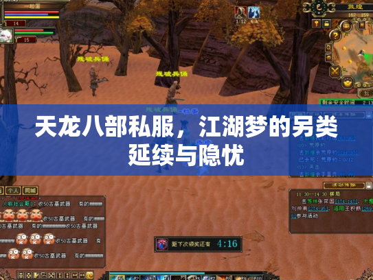 天龙八部私服，江湖梦的另类延续与隐忧