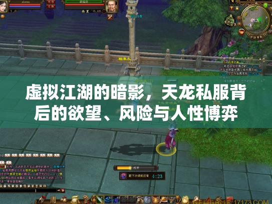 虚拟江湖的暗影，天龙私服背后的欲望、风险与人性博弈
