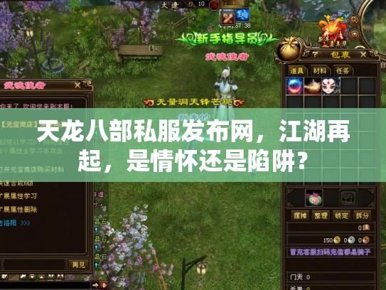 天龙八部私服发布网，江湖再起，是情怀还是陷阱？