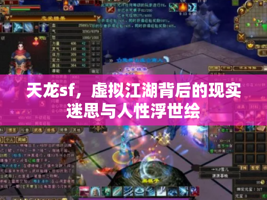 天龙sf，虚拟江湖背后的现实迷思与人性浮世绘