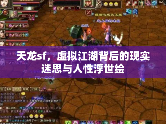 天龙sf，虚拟江湖背后的现实迷思与人性浮世绘