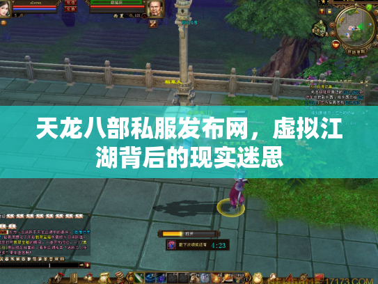 天龙八部私服发布网，虚拟江湖背后的现实迷思