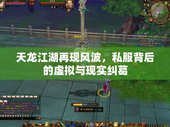 天龙江湖再现风波，私服背后的虚拟与现实纠葛