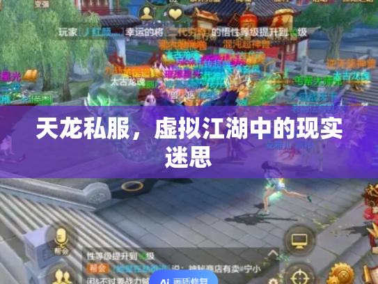天龙私服，虚拟江湖中的现实迷思