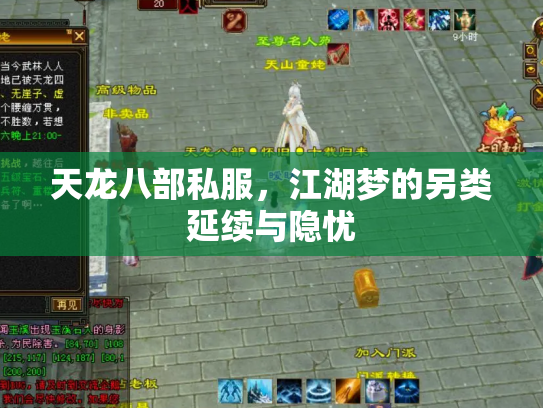 天龙八部私服，江湖梦的另类延续与隐忧