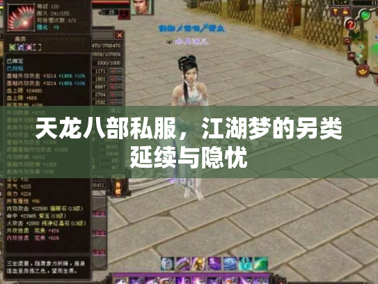 天龙八部私服，江湖梦的另类延续与隐忧