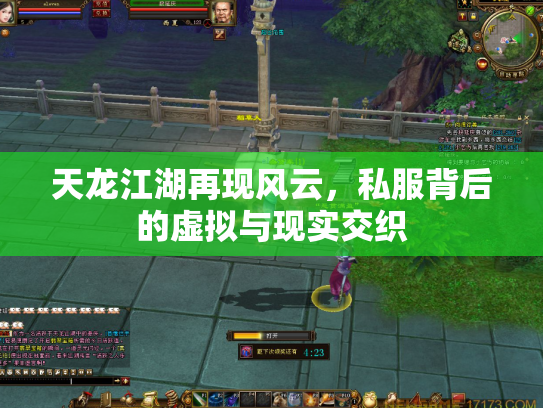 天龙江湖再现风云，私服背后的虚拟与现实交织