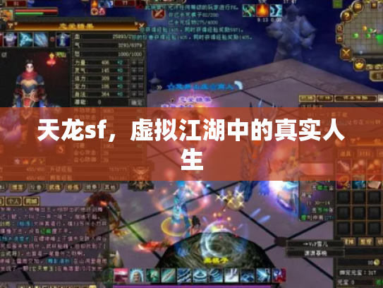 天龙sf，虚拟江湖中的真实人生