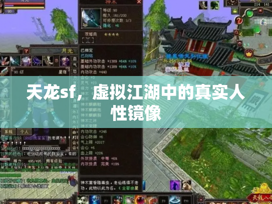 天龙sf，虚拟江湖中的真实人性镜像