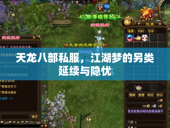 天龙八部私服，江湖梦的另类延续与隐忧