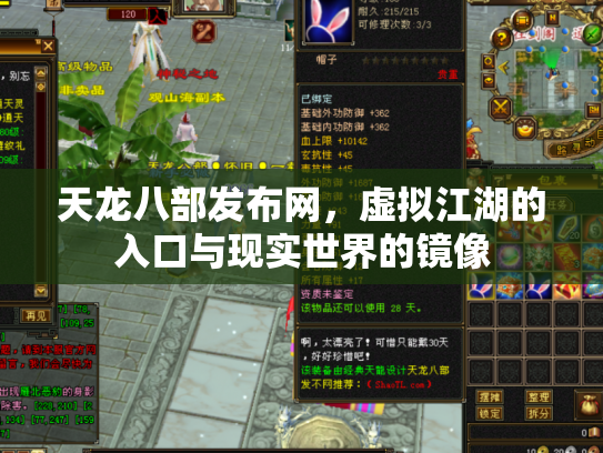 天龙八部发布网，虚拟江湖的入口与现实世界的镜像