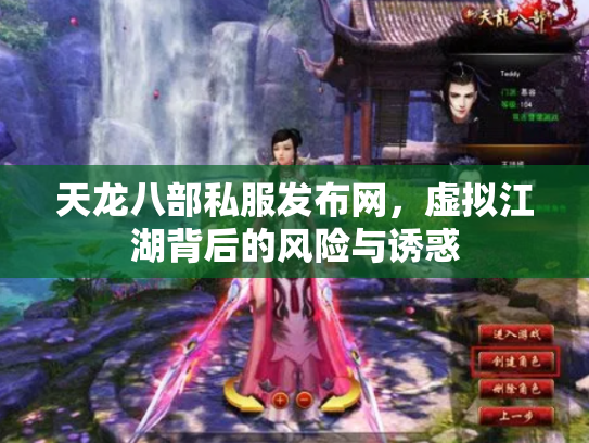 天龙八部私服发布网，虚拟江湖背后的风险与诱惑
