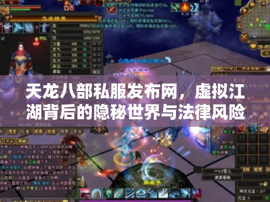 天龙八部私服发布网，虚拟江湖背后的隐秘世界与法律风险