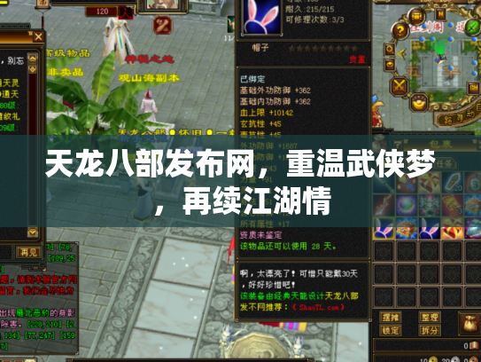 天龙八部发布网，重温武侠梦，再续江湖情