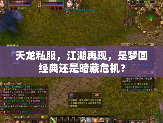 天龙私服，江湖再现，是梦回经典还是暗藏危机？