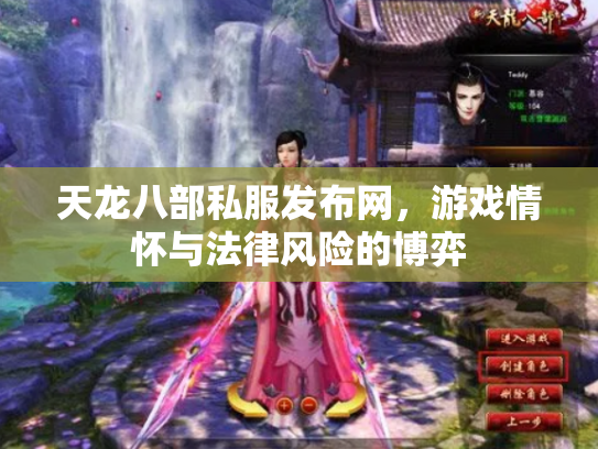 天龙八部私服发布网，游戏情怀与法律风险的博弈