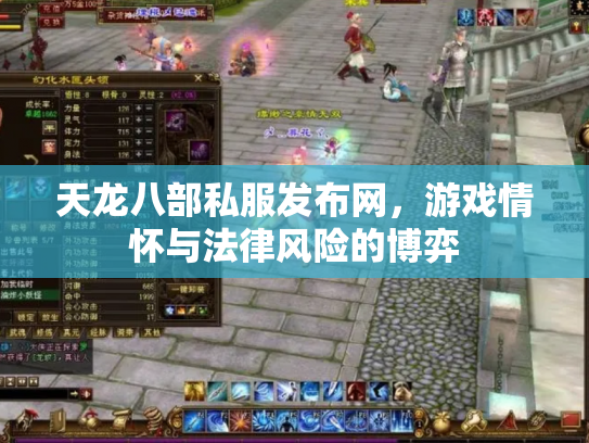 天龙八部私服发布网，游戏情怀与法律风险的博弈