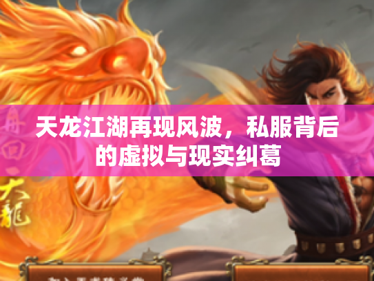 天龙江湖再现风波，私服背后的虚拟与现实纠葛