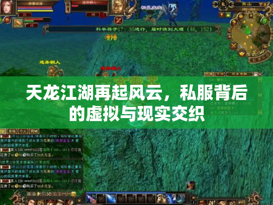 天龙江湖再起风云，私服背后的虚拟与现实交织