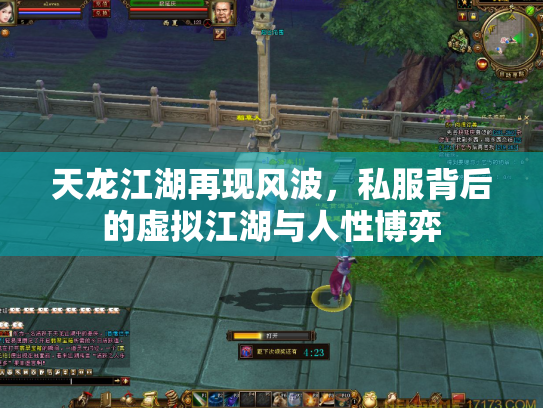 天龙江湖再现风波，私服背后的虚拟江湖与人性博弈