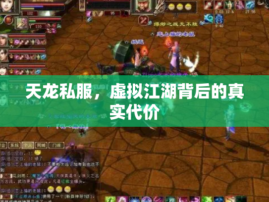 天龙私服，虚拟江湖背后的真实代价