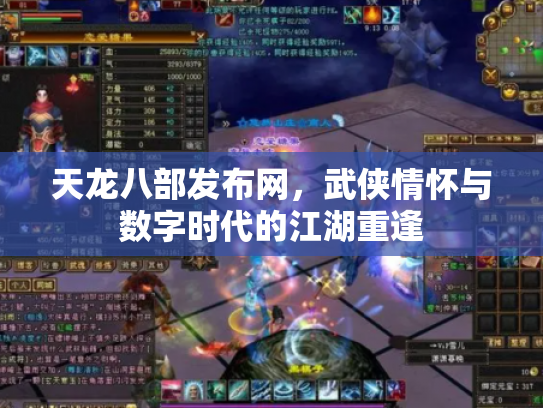 天龙八部发布网，武侠情怀与数字时代的江湖重逢