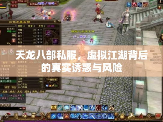 天龙八部私服，虚拟江湖背后的真实诱惑与风险