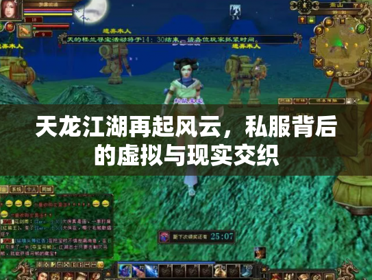 天龙江湖再起风云，私服背后的虚拟与现实交织