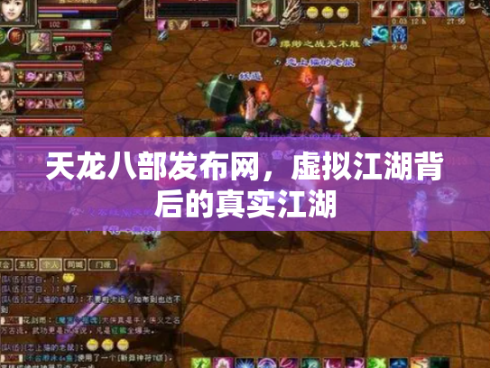 天龙八部发布网，虚拟江湖背后的真实江湖