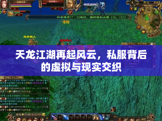 天龙江湖再起风云，私服背后的虚拟与现实交织