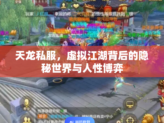 天龙私服，虚拟江湖背后的隐秘世界与人性博弈