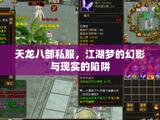 天龙八部私服，江湖梦的幻影与现实的陷阱