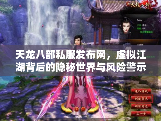 天龙八部私服发布网，虚拟江湖背后的隐秘世界与风险警示