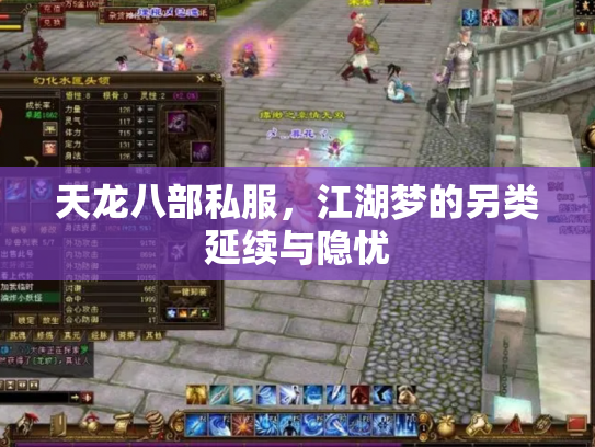 天龙八部私服，江湖梦的另类延续与隐忧
