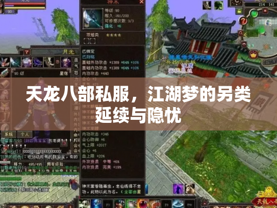 天龙八部私服，江湖梦的另类延续与隐忧