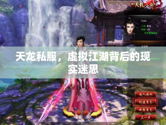 天龙私服，虚拟江湖背后的现实迷思