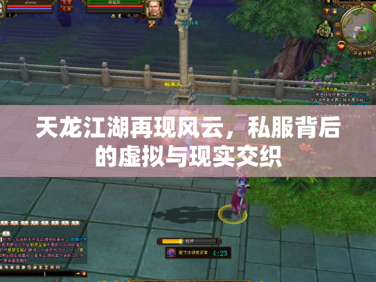 天龙江湖再现风云，私服背后的虚拟与现实交织