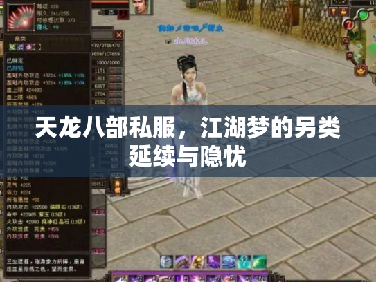 天龙八部私服，江湖梦的另类延续与隐忧
