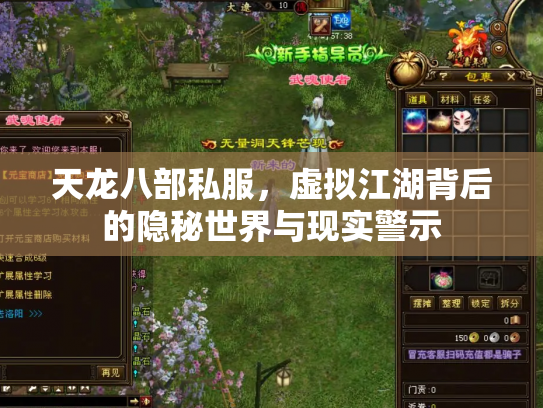 天龙八部私服，虚拟江湖背后的隐秘世界与现实警示