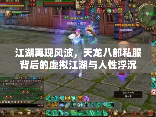 江湖再现风波，天龙八部私服背后的虚拟江湖与人性浮沉