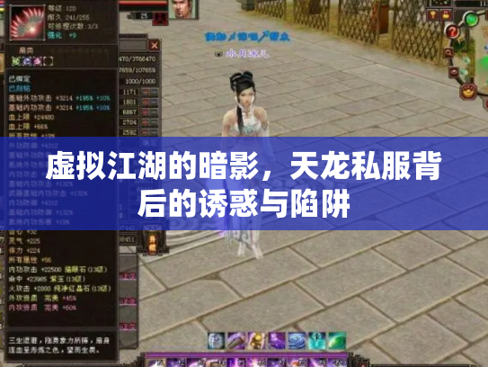 虚拟江湖的暗影，天龙私服背后的诱惑与陷阱